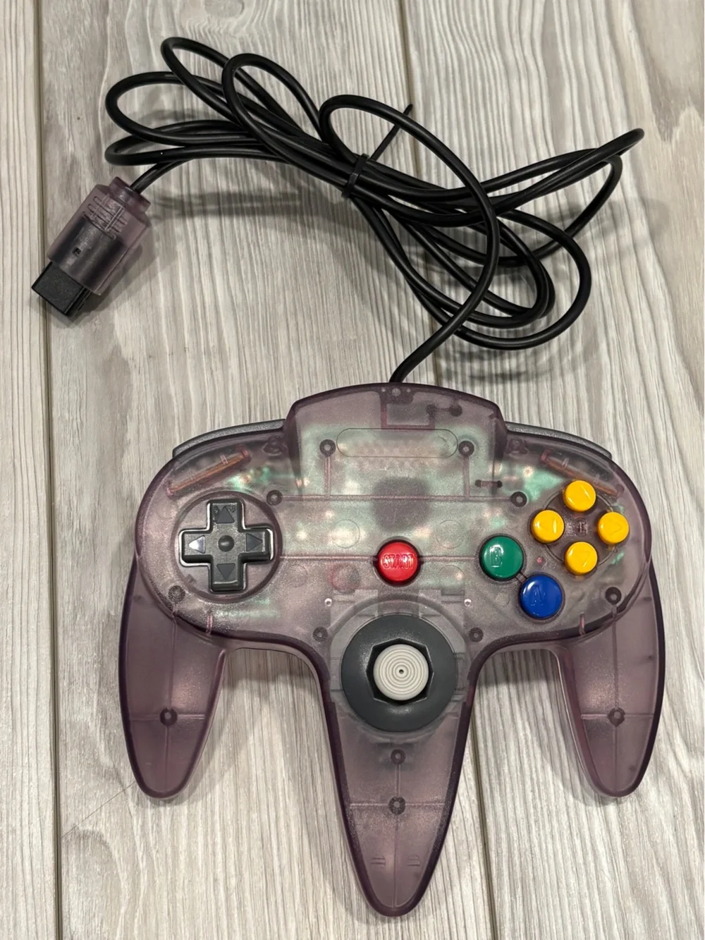 Nintendo 64 N64 Console Bundle 2 Controllers Power AV Cable Tested Working!